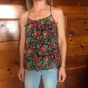 XS Arizona brand sheer flowy tank